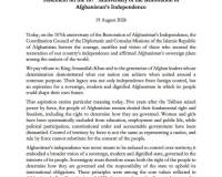 Statement by the Coordination Council on the 107th Anniversary  of Afghanistan National Day