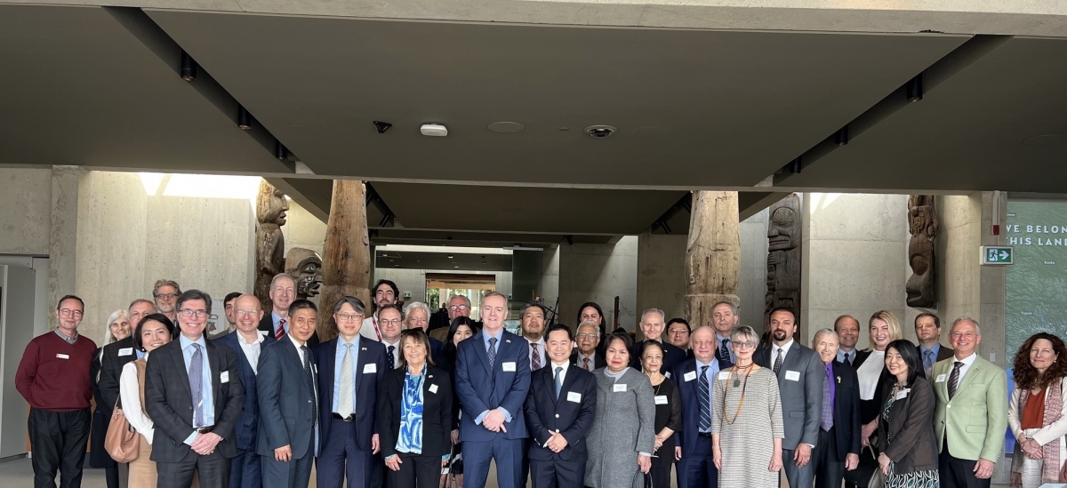 Consul General Ramin Manawi attends the UBC Reception with the Consular Corps of BC